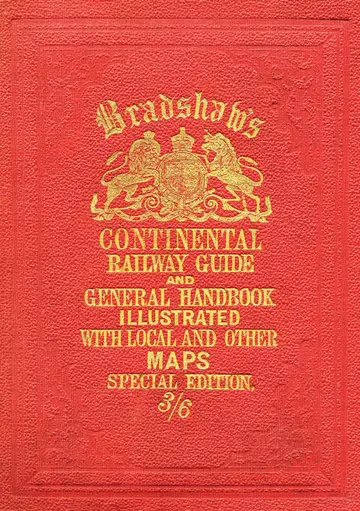 Cover of Bradshaw’s Continental Railway Guide