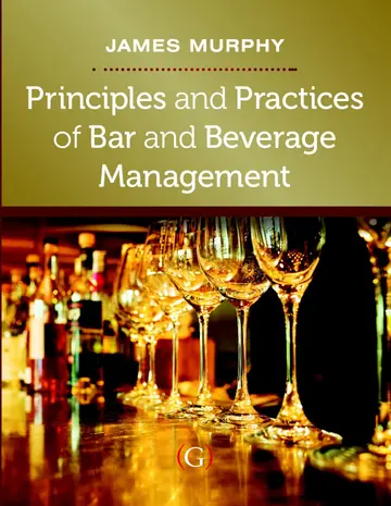 Cover of Principles and Practices of Bar and Beverage Management