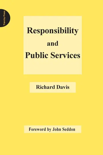 Cover of Responsibility and Public Services