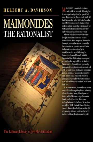 Cover of Maimonides the Rationalist