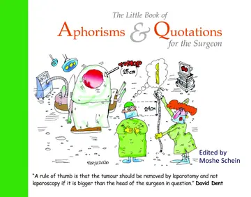 Cover of The Little Book of Aphorisms & Quotations for the Surgeon