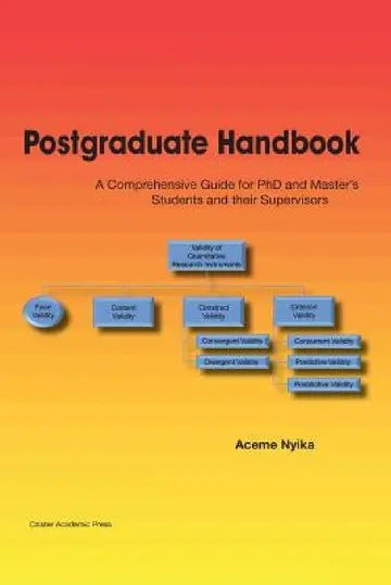 Cover of Postgraduate Handbook