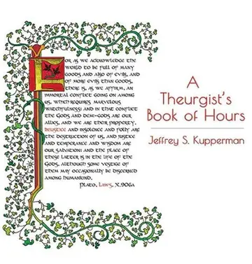 Cover of A Theurgist's Book of Hours