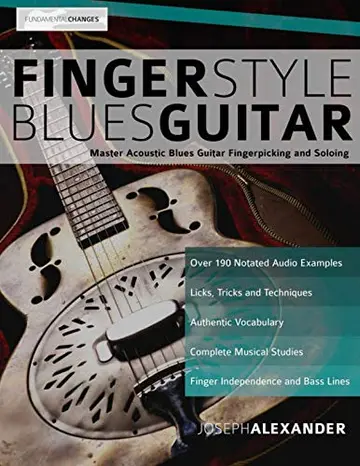 Cover of Fingerstyle Blues Guitar