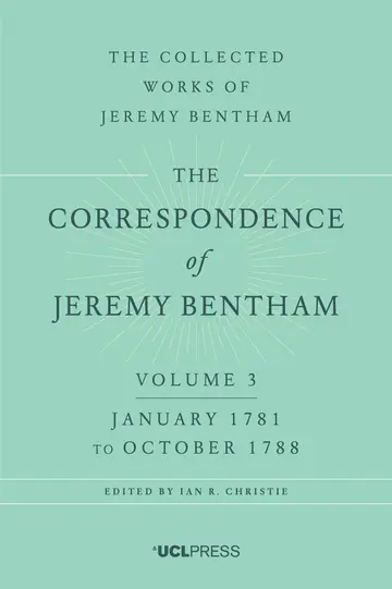 Cover of The Correspondence of Jeremy Bentham, Volume 3
