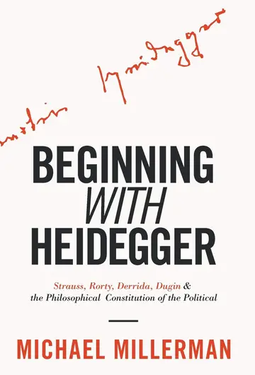 Cover of Beginning with Heidegger