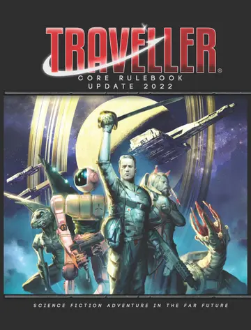 Cover of Traveller Core Rulebook Update 2022