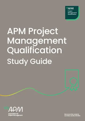Cover of APM Project Management Qualification Study Guide