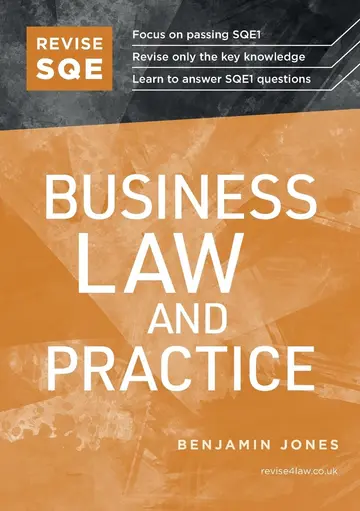 Cover of Revise SQE Business Law and Practice