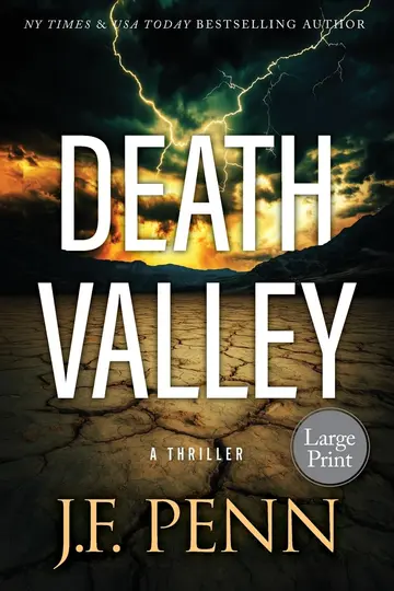 Cover of Death Valley Large Print