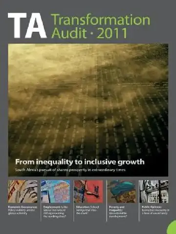 Cover of Transformation Audit 2011. From Inequality to Inclusive Growth