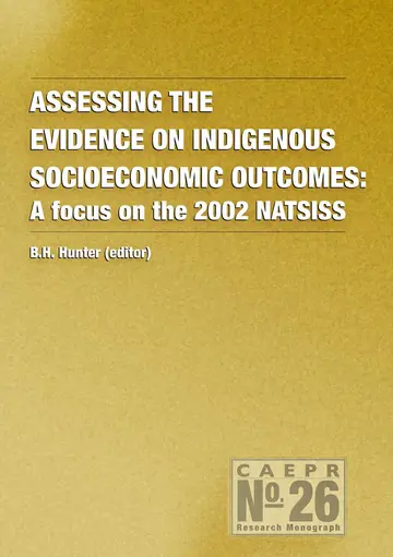 Cover of Assessing the Evidence on Indigenous Socioeconomic Outcomes