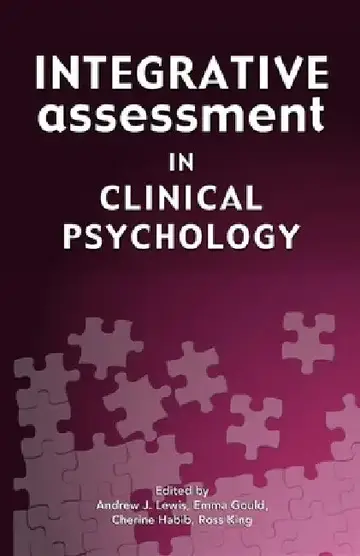 Cover of Integrative Assessment in Clinical Psychology