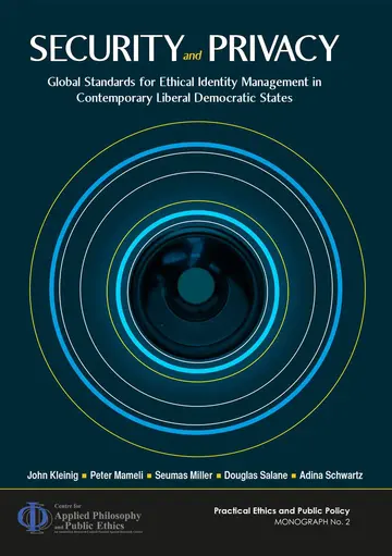 Cover of Security and Privacy