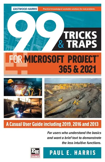 Cover of 99 Tricks and Traps for Microsoft Project 365 and 2021
