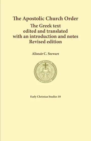 Cover of The Apostolic Church Order