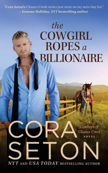 Cover of The Cowgirl Ropes a Billionaire
