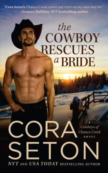 Cover of The Cowboy Rescues a Bride