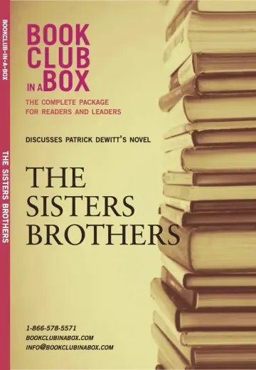 Cover of Bookclub-in-a-Box Discusses the Sisters Brothers, novel by Patrick deWitt
