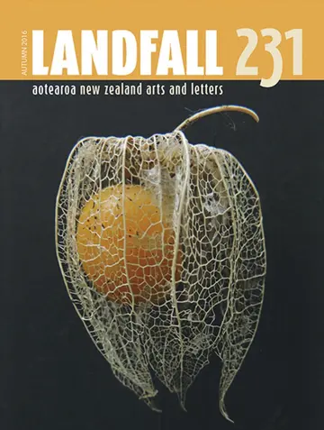 Cover of Landfall 231, Autumn 2016
