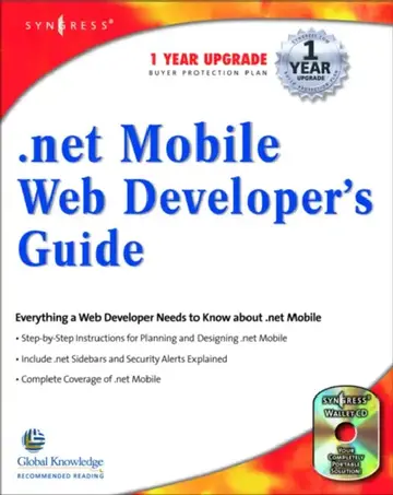 Cover of .Net Mobile Web Developers Guide