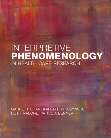 Cover of Interpretive Phenomenology in Health Care Research