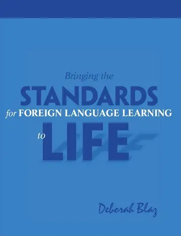 Cover of Bringing the Standards for Foreign Language Learning to Life