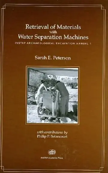 Cover of Retrieval of Materials with Water Separation Machines