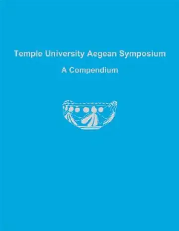Cover of Temple University Aegean Symposium