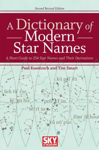 Cover of A Dictionary of Modern Star Names