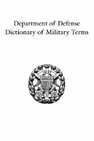 Cover of Department of Defense Dictionary of Military Terms
