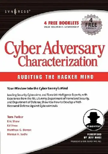 Cover of Cyber Adversary Characterization
