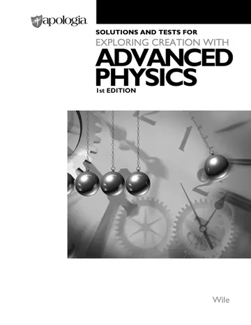 Cover of Exploring Creation with Advanced Physics - Solutions and Tests