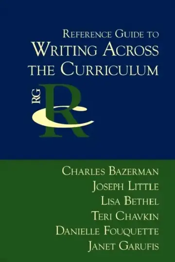 Cover of Reference Guide to Writing Across the Curriculum