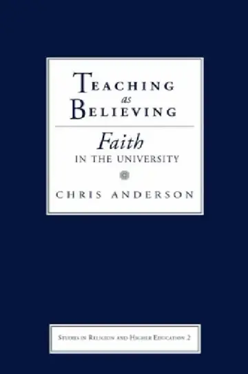 Cover of Teaching as Believing