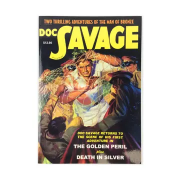 Cover of Death in Silver / the Golden Peril