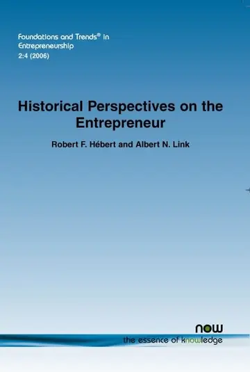Cover of Historical Perspectives on the Entrepreneur