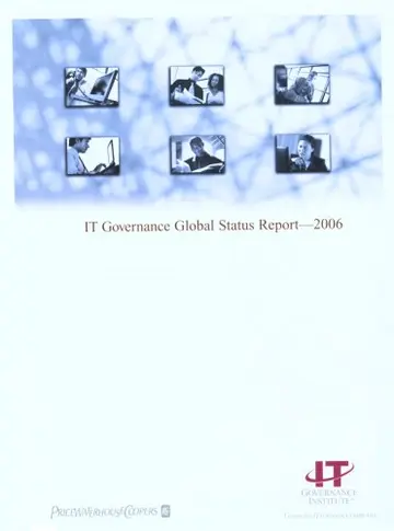 Cover of IT Governance Global Status Report 2006