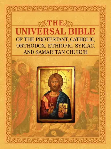 Cover of The Universal Bible of the Protestant, Catholic, Orthodox, Ethiopic, Syriac, and Samaritan Church