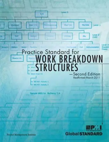 Cover of Practice Standard for Work Breakdown Structures