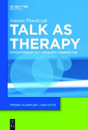 Cover of Talk as Therapy