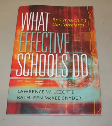 Cover of What Effective Schools Do