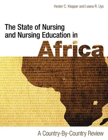 Cover of The State of Nursing and Nursing Education in Africa