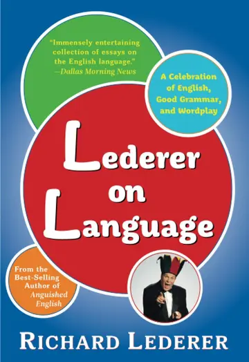Cover of Lederer on Language