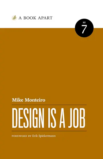Cover of Design Is a Job