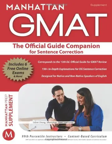 Cover of Official Guide Companion for Sentence Correction