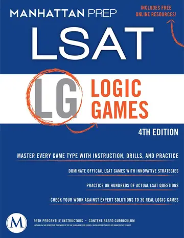 Cover of Manhattan Prep Lsat Logic Games