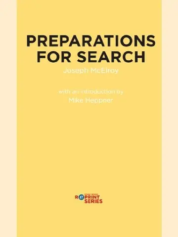 Cover of Preparations for Search