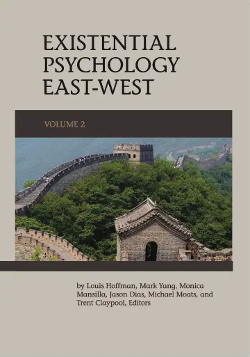 Cover of Existential Psychology East-West