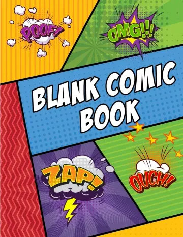 Cover of Blank Comic Book